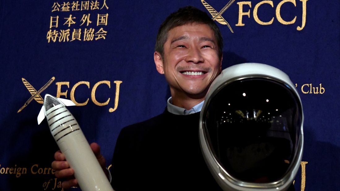 <strong>Heading to the moon:</strong> Meanwhile Japanese billionaire Yusaku Maezawa hopes to fly to the moon as a private citizen in 2023 via SpaceX's Starship, along with a group of artists. Elon Musk also intends Starship to carry humans to Mars one day.