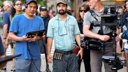 NEW YORK, NY - JUNE 20:  Lin-Manuel Miranda seen on location for 'In the Heights' in Washington Heights on June 20, 2019 in New York City.  (Photo by James Devaney/GC Images)