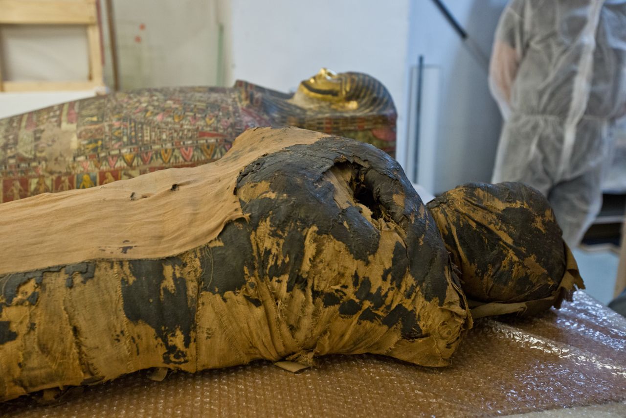 The mummy may have been in the wrong tomb, archaeologists believe.