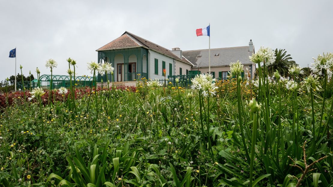 Napoleon threw himself into the gardens at Longwood House.