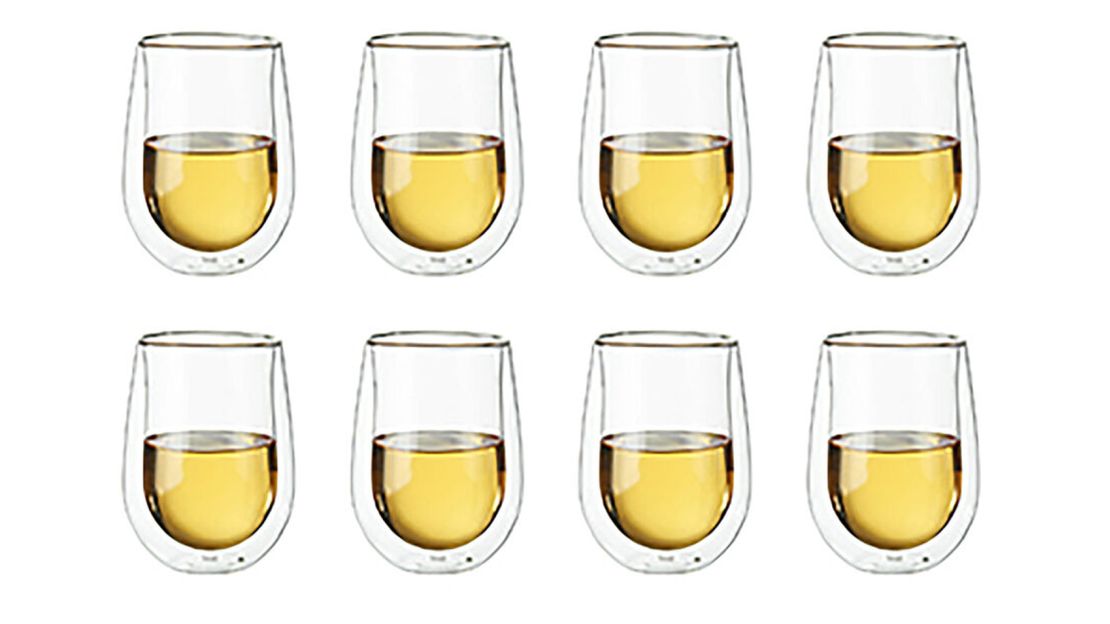 Zwilling J.A. Henckels Sorrento Double-Wall White Wine Stemless Glasses