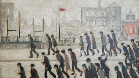 L.S. Lowry's painting "Going to the Match" is going under the hammer on June 29.