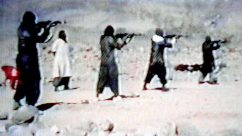 A video grab dated June 19, 2001 shows al Qaeda members  training.