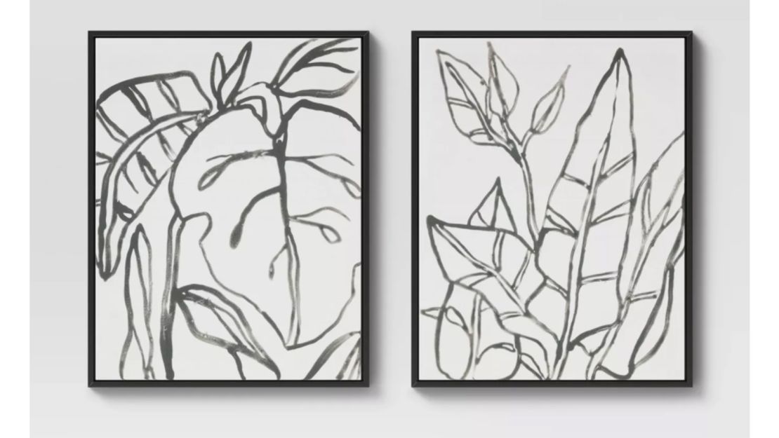 Project 62 "Botanical Sketch" Framed Wall Canvas