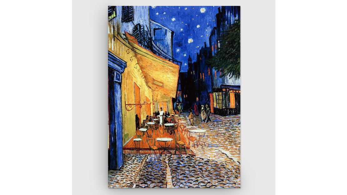 "The Café Terrace" by Vincent Van Gogh Print on Canvas