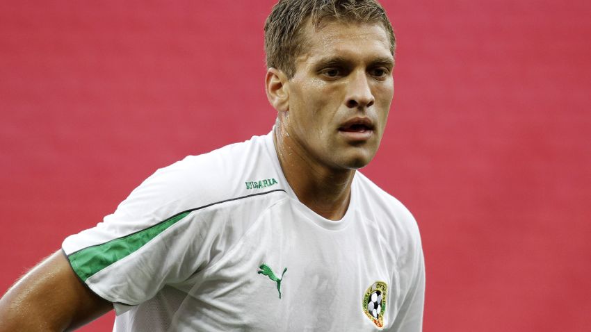 Bulgaria's captain Stiliyan Petrov attends a training session at Wembley Stadium, in west London, on September 2, 2010. Bulgaria plays England in a Euro 2012 qualifying match on September 3.   AFP PHOTO/IAN KINGTON  NOT FOR MARKETING OR ADVERTISING USE - RESTRICTED TO EDITORIAL USE (Photo credit should read IAN KINGTON/AFP via Getty Images)