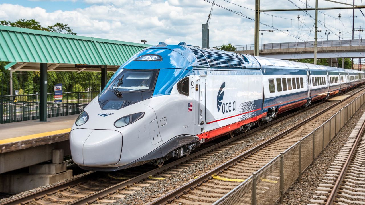 One of the new generation of Acela trains to be deployed on Amtrak's lines.