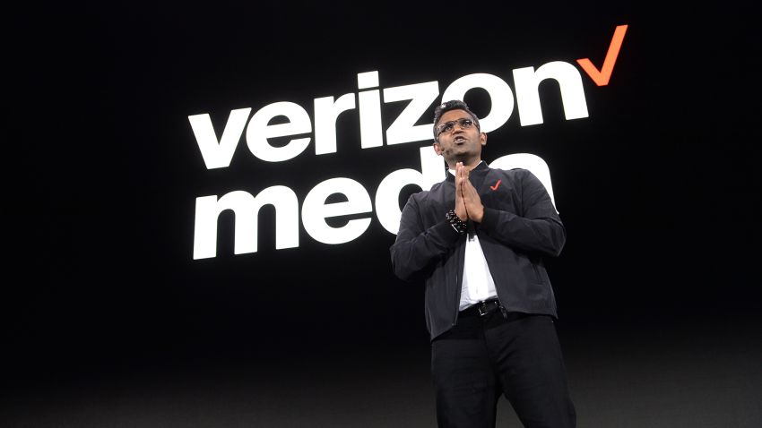 CEO at Verizon Media K. Guru Gowrappan appears at the 2019 Verizon Media NewFront on April 30, 2019 in New York City.