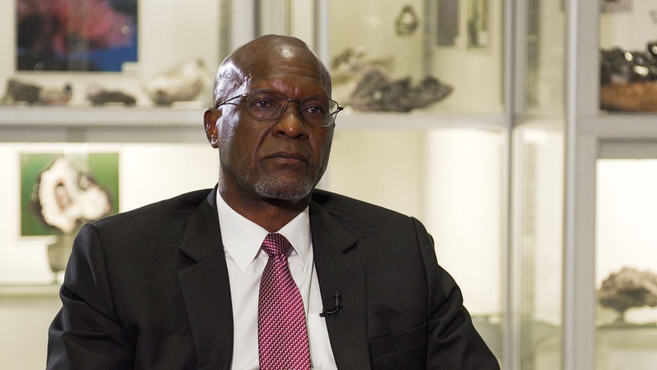 Tom Alweendo, Namibia's Minister of Mines and Energy.