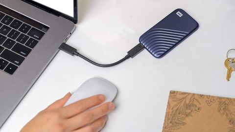 WD My Passport 1TB External USB Portable Solid-State Drive
