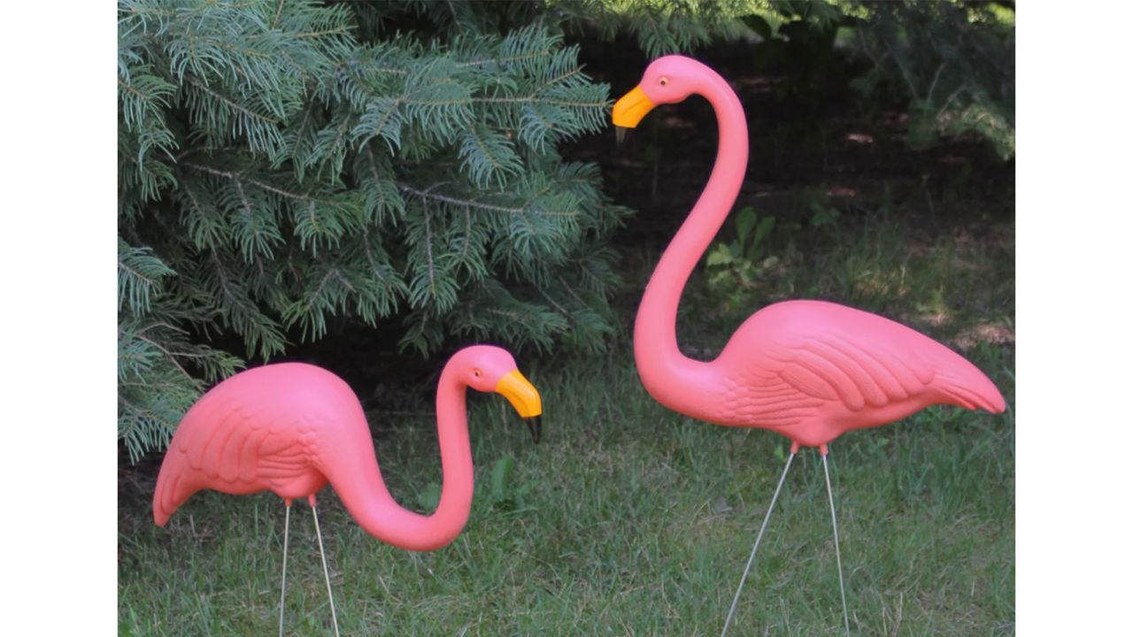 Northlight Flamingo Garden Lawn Stakes