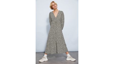 H&M Puff-Sleeved Dress