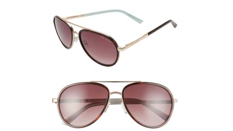 Ted Baker London 58mm Aviator Sunglasses