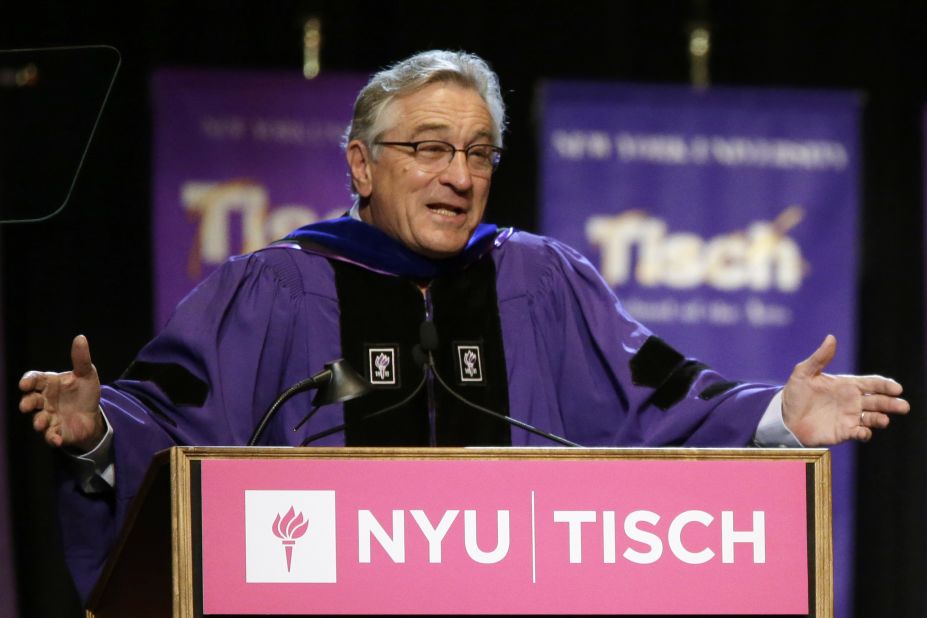 <strong>Actor Robert De Niro, Tisch School of the Arts, New York University, 2015 -- </strong>"When it comes to the arts, passion should always trump common sense. You aren't just following dreams, you're reaching for your destiny."
