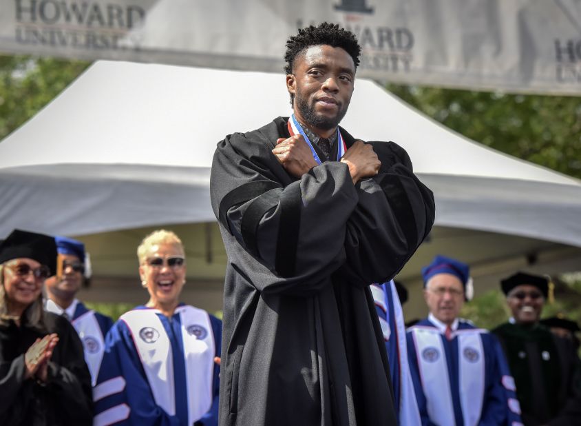 <strong>Actor Chadwick Boseman, Howard University, 2018 -- </strong>"When I dared to challenge the system that would relegate us to victims and stereotypes with no clear historical backgrounds, no hopes or talents, when I questioned that method of portrayal, a different path opened up for me, the path to my destiny."