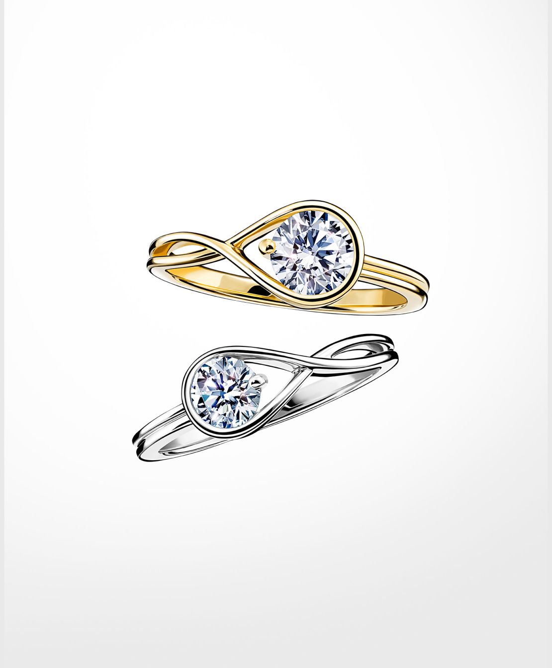 Pandora Brilliance is a new collection fthat eatures sustainably lab-created diamonds.