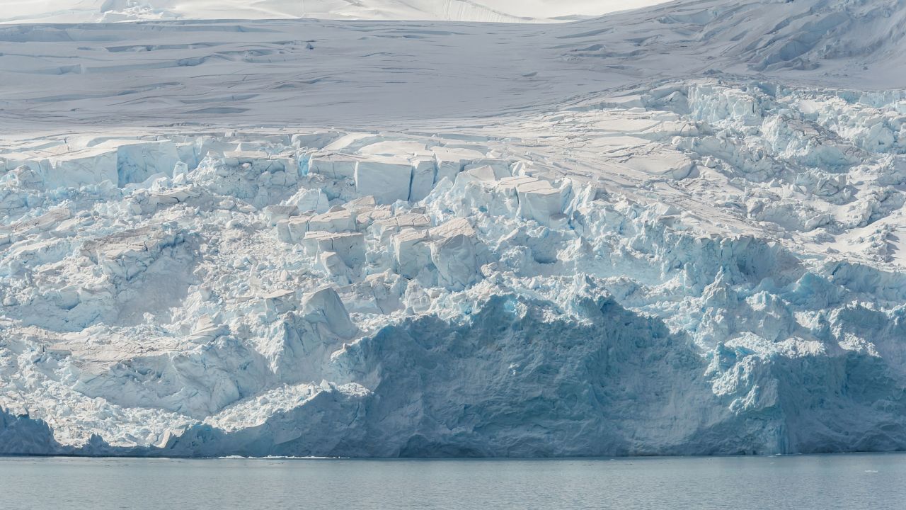 Ice cliffs are shown on January 1, 2020 in King George Island, Antarctica. The fate of Antarctica's ice sheets is key to determining how much sea levels will rise in the future.