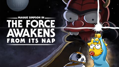Maggie Simpson in "The Force Awakens from its Nap."