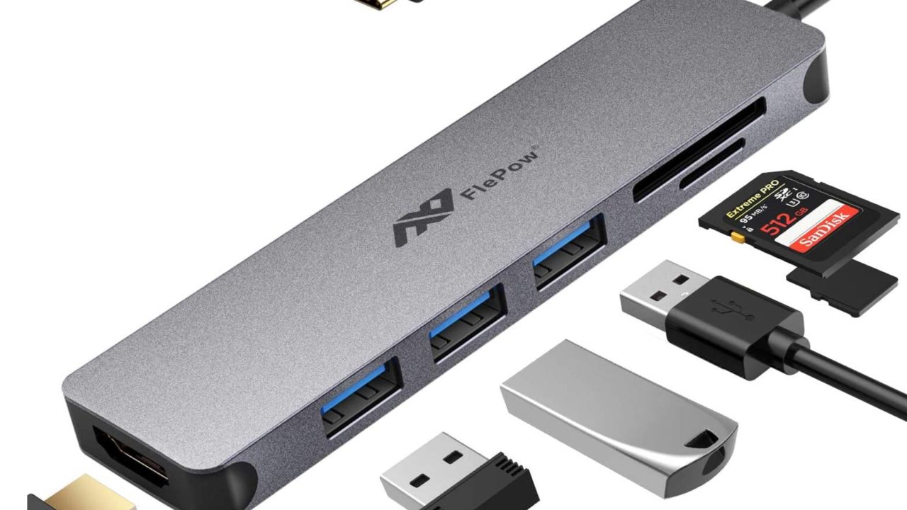 FlePow USB-C Hub Multiport Adapter