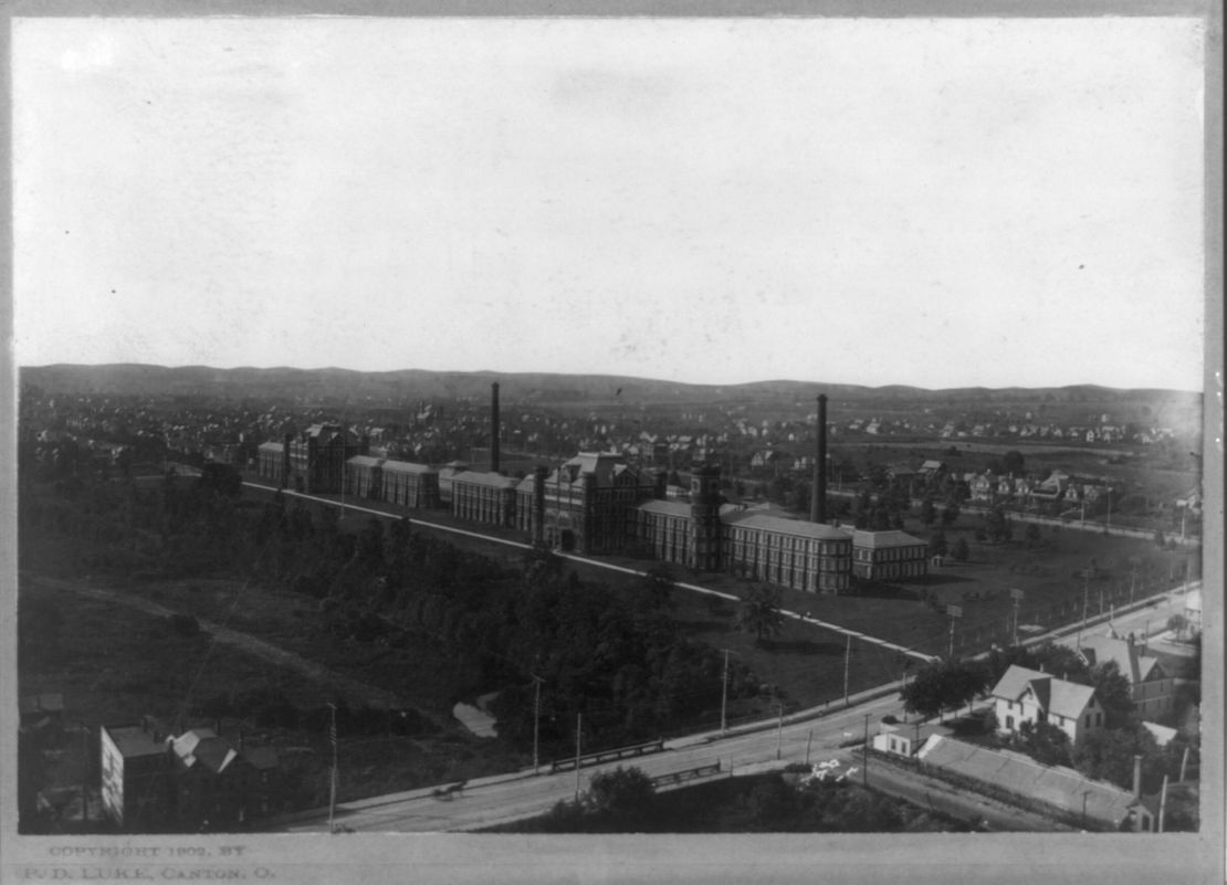 The Dueber-Hampden Watch Works in Canton, Ohio. The USSR went on to buy equipment from the factory and ship it to Moscow.