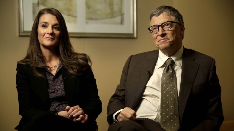 Bill and Melinda Gates in New York in January 2015. 