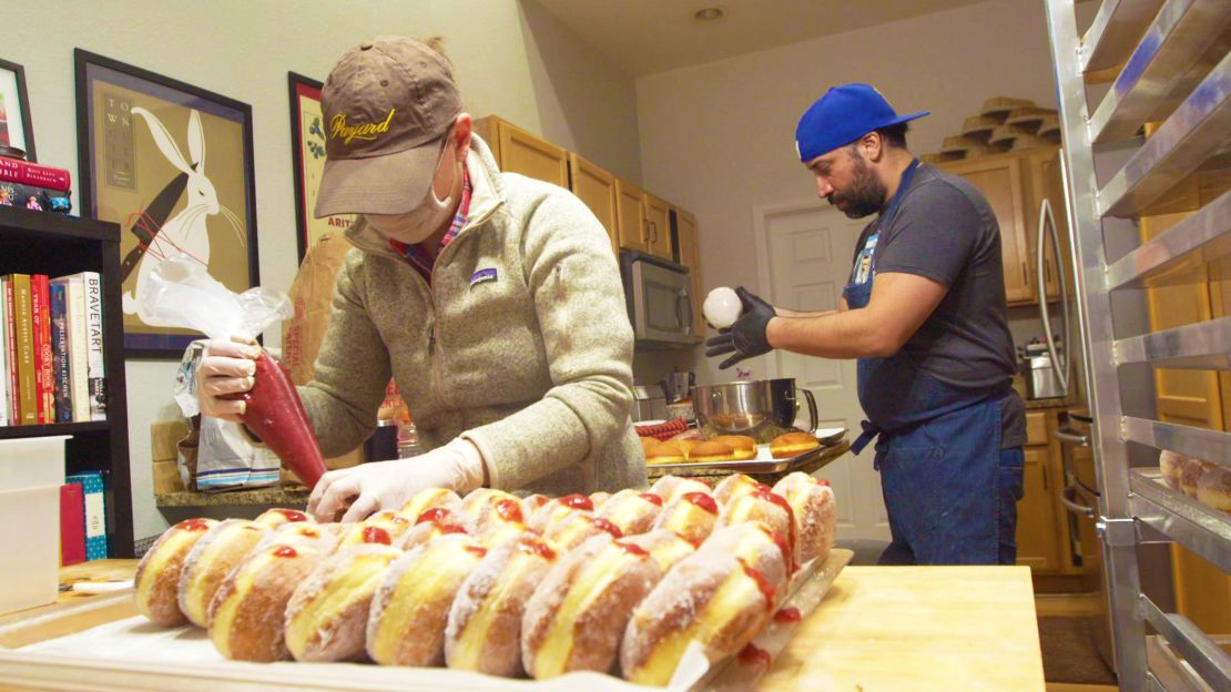 Pastry chefs Carolyn Nugent and Alen Ramos started a pop-up bakery in their townhouse  in Denver, Colorado. They are opening a bakeshop in the Denver suburb of Parker.