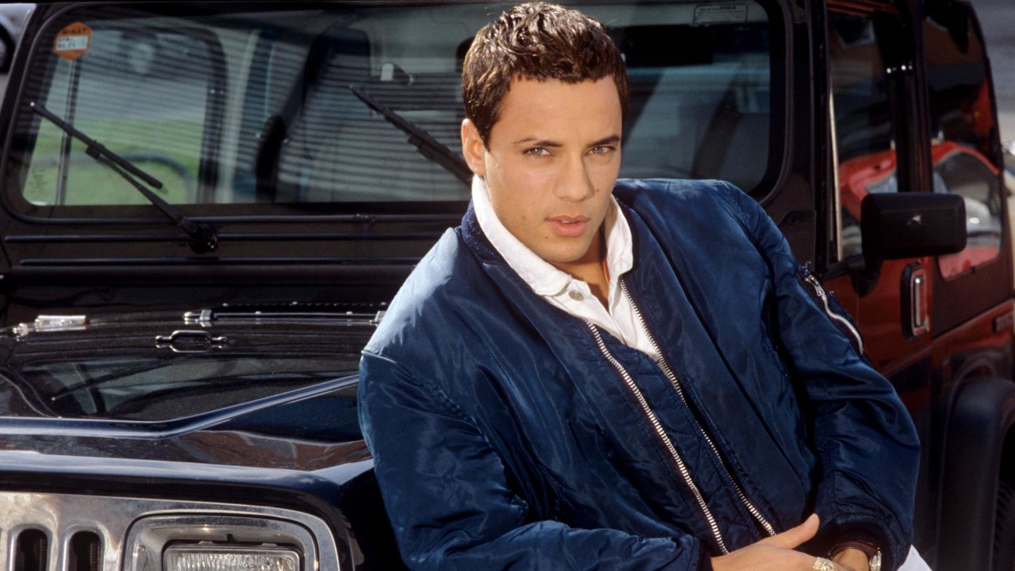 Nick Kamen, pictured here in 1990, became a sex symbol after stripping down to his boxers in a Levi's commercial.