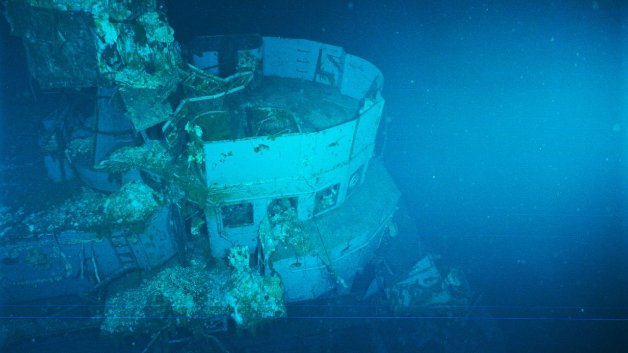 <strong>War wreck:</strong> In 1998, Ballard and his crew found the wreckage of aircraft carrier USS Yorktown 56 years after it sank.