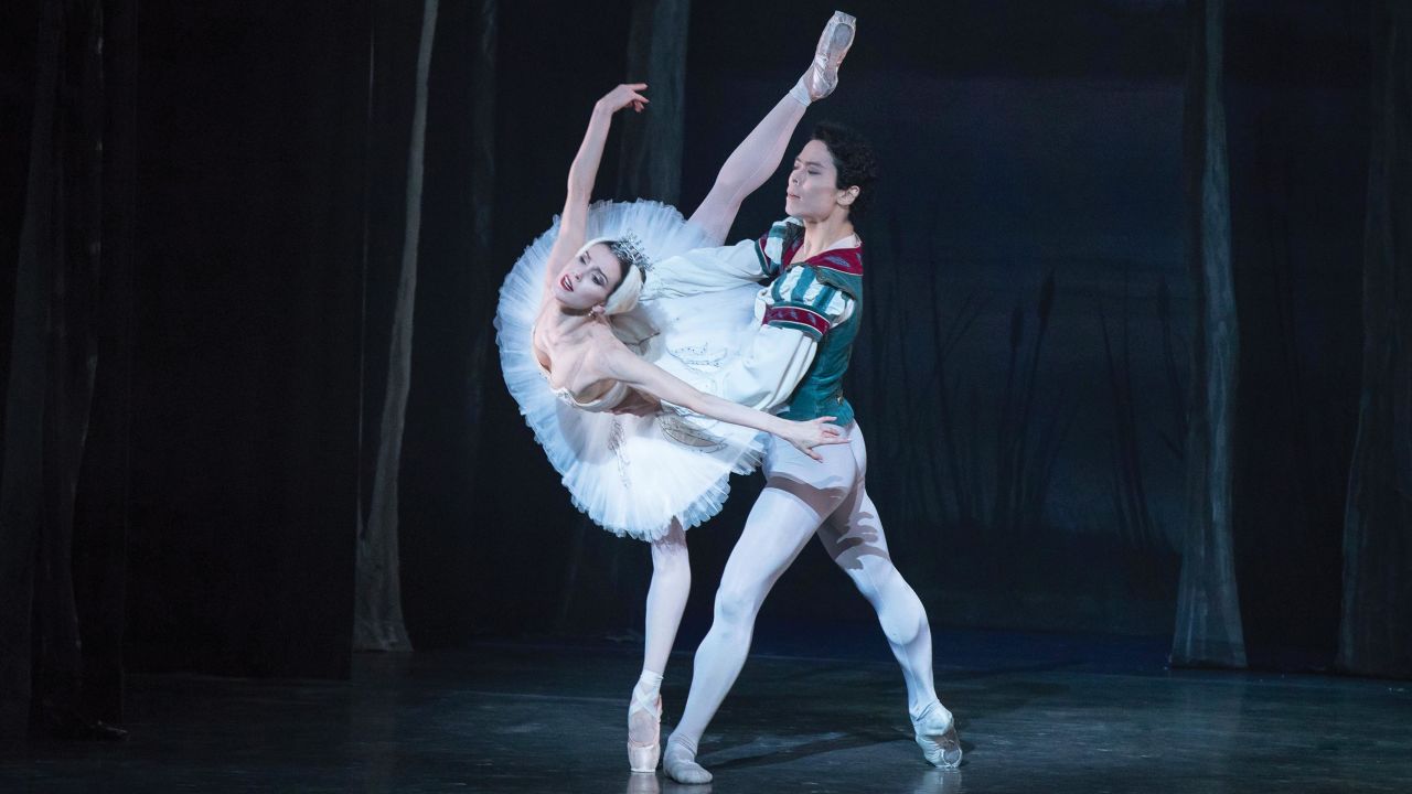 Los Angeles Ballet dancers perform in Swan Lake, in March 2018.
