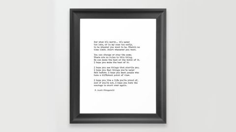 The Art Shed For What It's Worth Quote Framed Art Print