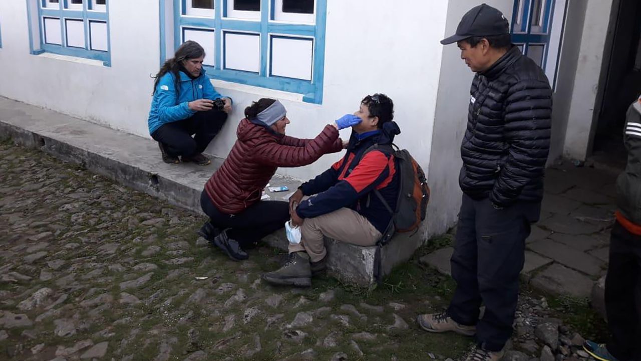 Furtenbach's team brought their own Covid-19 tests to Everest, and are regularly testing team members.