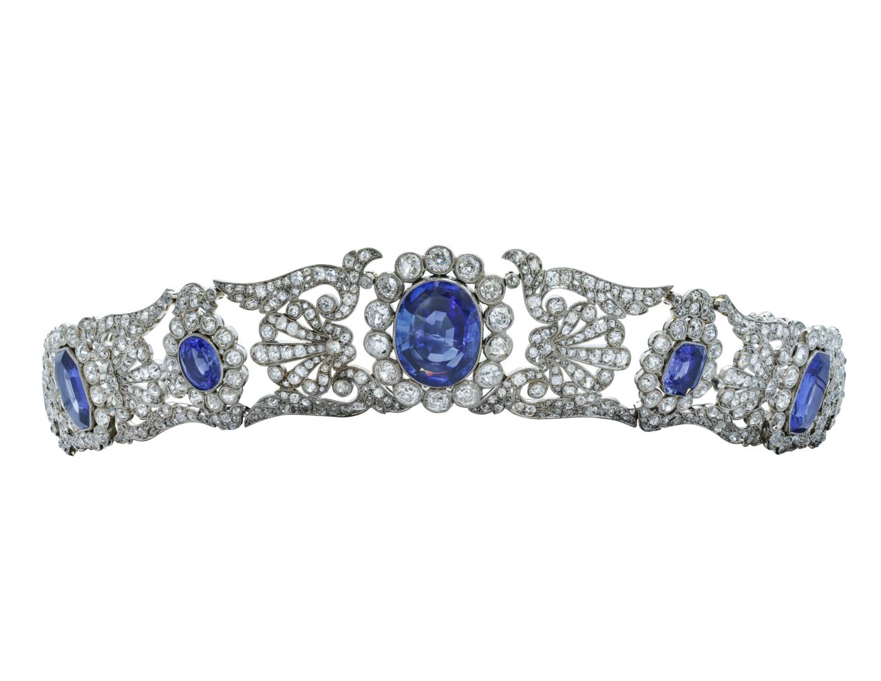The tiara was once a belt but was refashioned by the grand duchess's daughter.