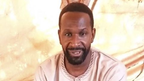 Olivier Dubois pictured in the video that emerged on Wednesday.