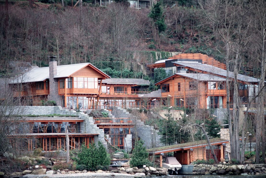 Welcome to Xanadu 2.0: The 66,000-square-foot Gates estate in Medina, Washington, photographed in 2000.