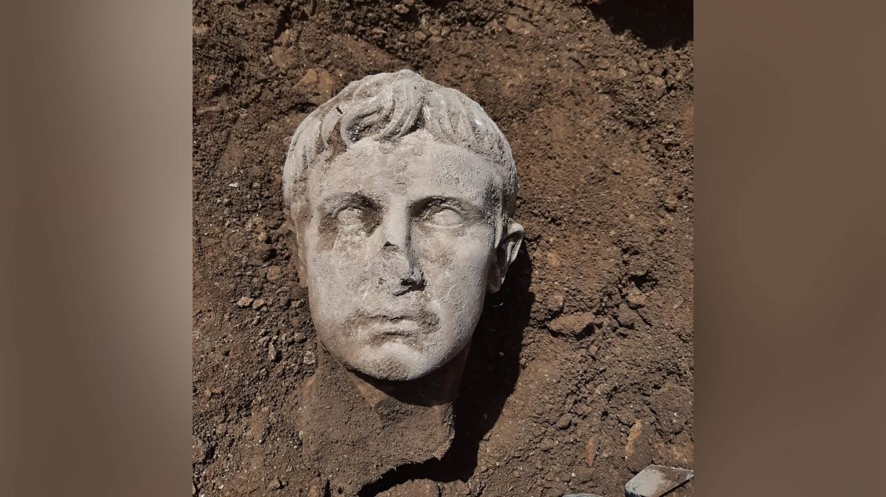 The sculpture was discovered while renovating Isernia's historic city walls - built during the imperial Rome period.