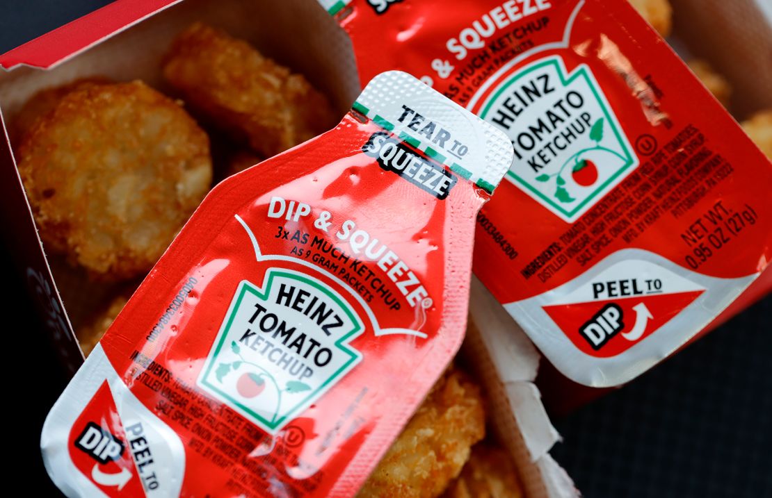 Heinz is increasing ketchup packet production by 25%.