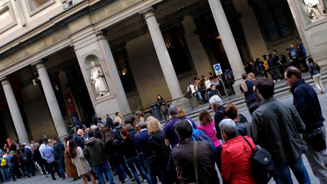 With tourists flooding back to Europe, destinations such as Florence (pictured) are getting full -- and there are no cars to go around.