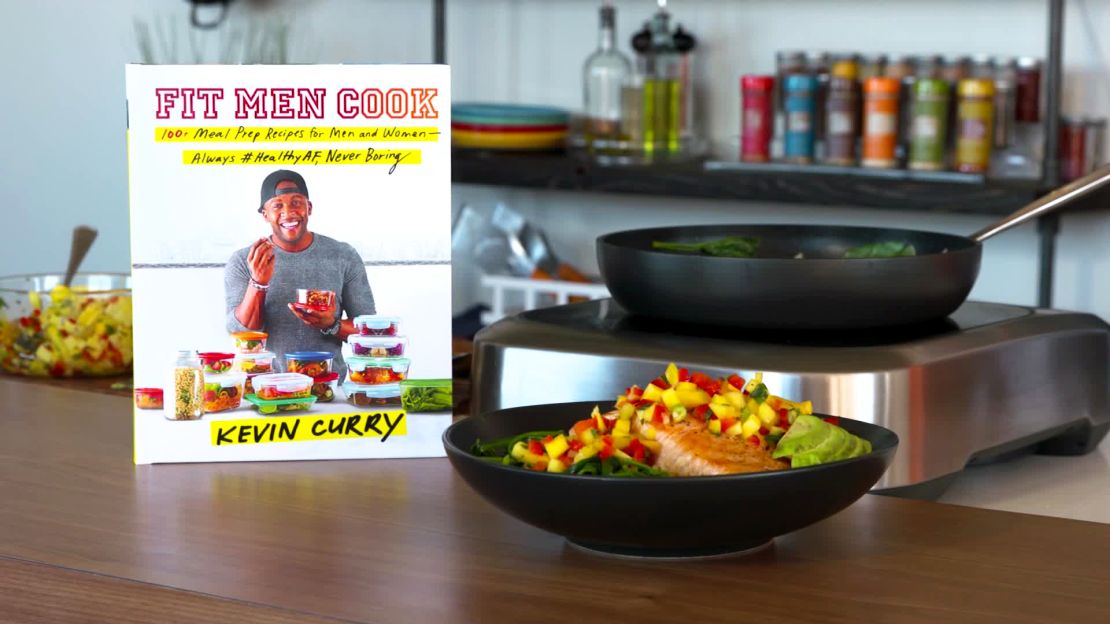 In his book "Fit Men Cook," Curry shares 100 easy, quick, healthy, and budget-friendly recipes.