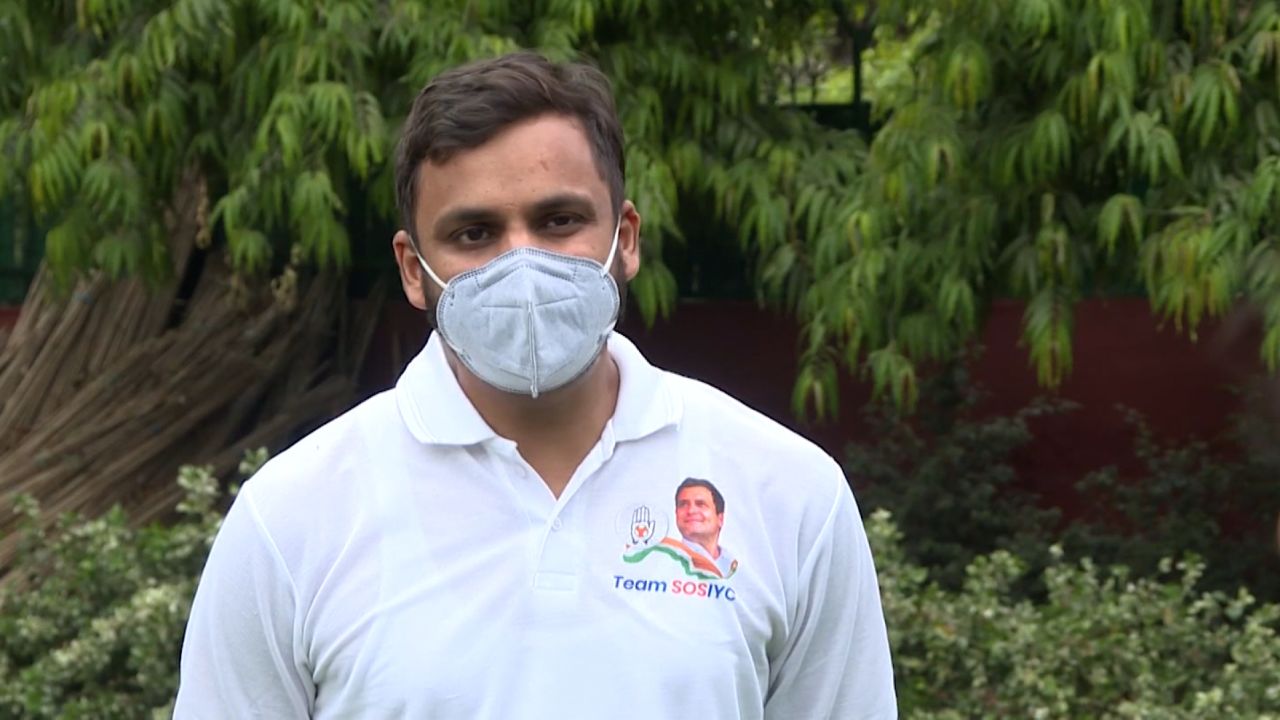 Manu Jain, the national convenor of the Indian Youth Congress, in New Delhi on May 5.
