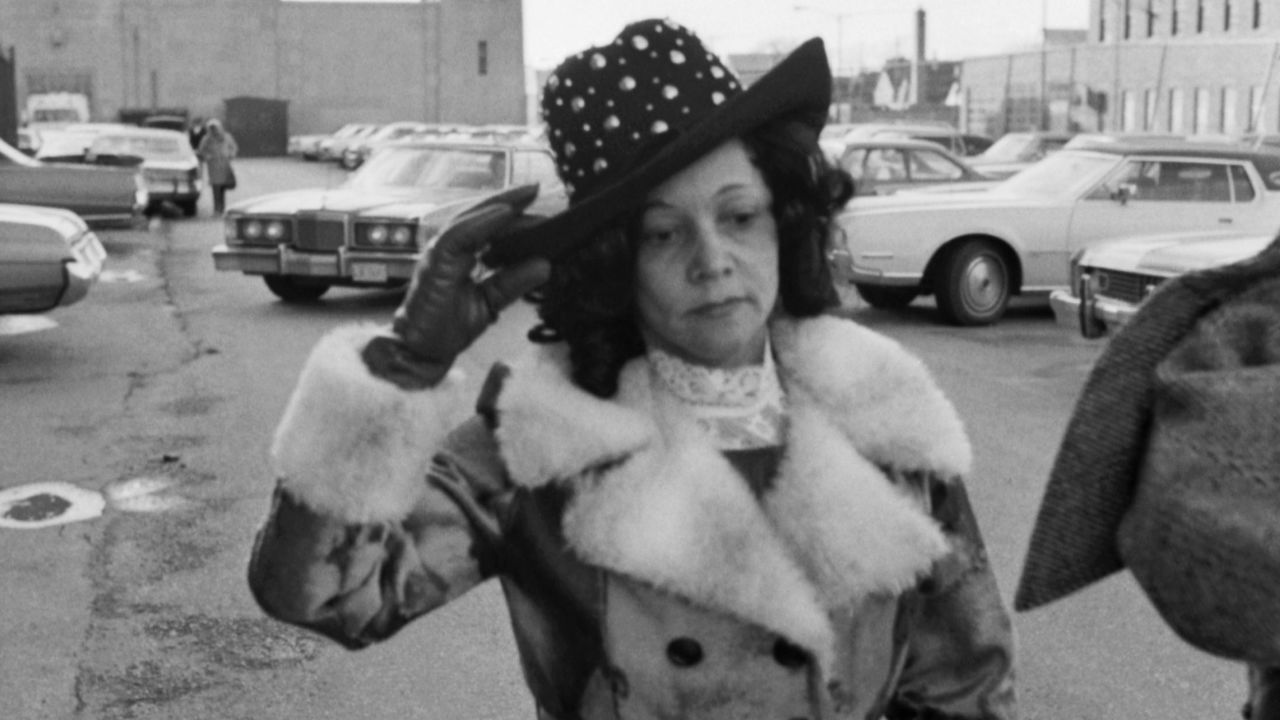 Linda Taylor, 47, the inspiration for Reagan's "Welfare Queen," leaves court in 1976 in Chicago following her arraignment on a 31-count indictment involving her alleged receipt of illegal welfare benefits, medical assistance, food stamps, and Social Security & Veteran's benefits. She died in 2002.
