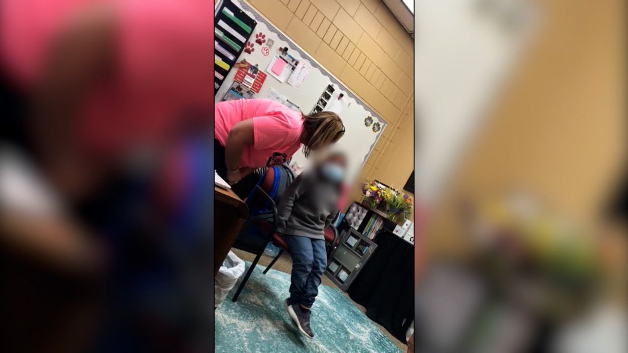 A Florida school district is investigating the circumstances regarding video taken of a child being paddled at an elementary school