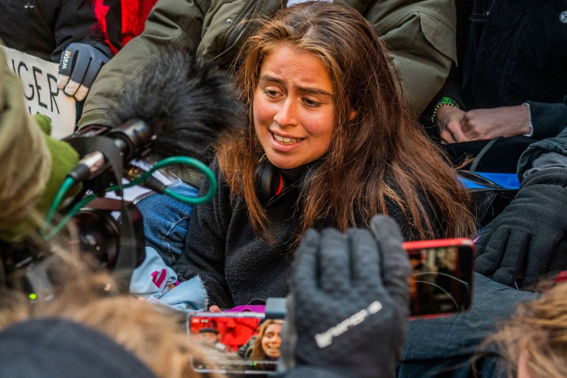 Marina Tricks is one of the three British students suing the UK government over its climate actions.