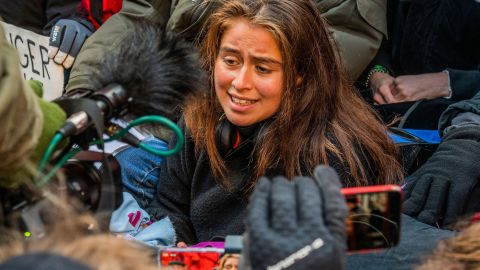 Marina Tricks is one of the three British students suing the UK government over its climate actions.