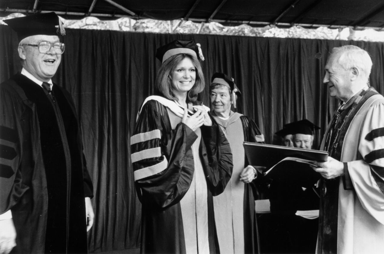 <strong>Journalist and activist Gloria Steinem, Tufts University, 1987 -- </strong>"Whatever you want to do, do it now. For life is time, and time is all there is."