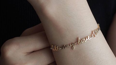 IMESilver Handwriting Bracelet