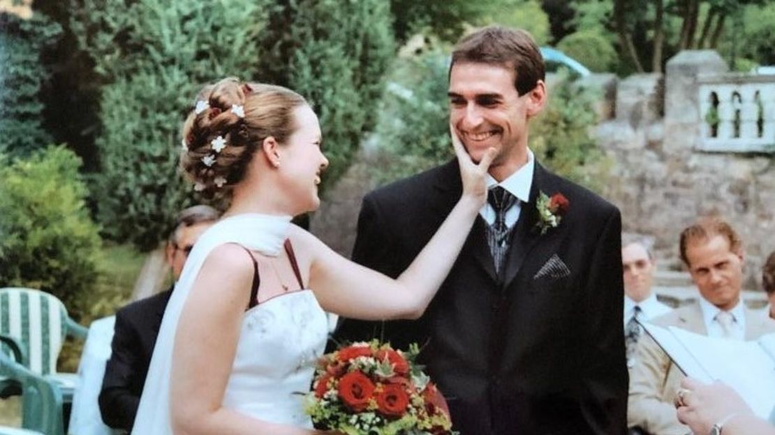 The couple got married at a German castle, Schloss Hohenstein.