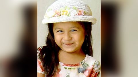 Sofia Juarez who was abducted one day before her fifth birthday in 2003. 