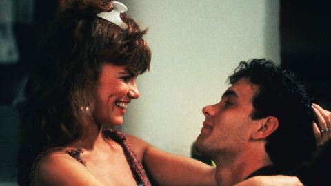 Tawny Kitaen with Tom Hanks in "Bachelor Party"