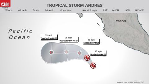 weather tropical storm andres track 05092021