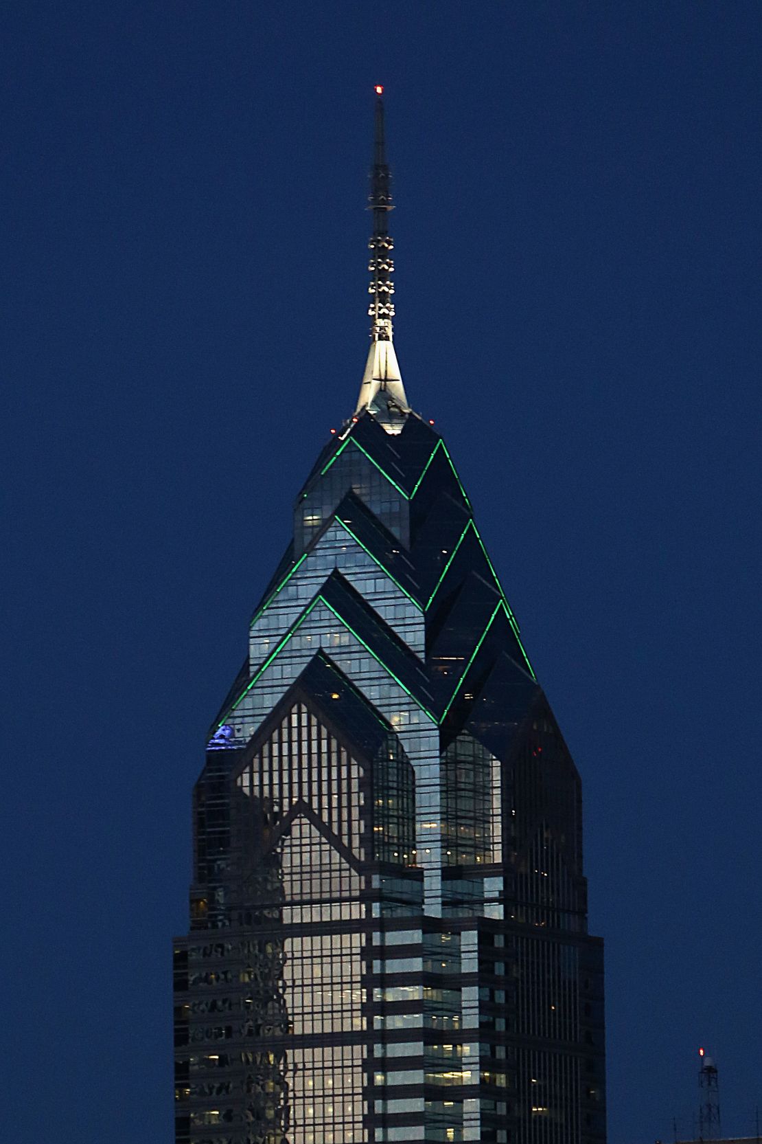 One Liberty Place in Philadelphia, Pennsylvania, pictured in 2015.